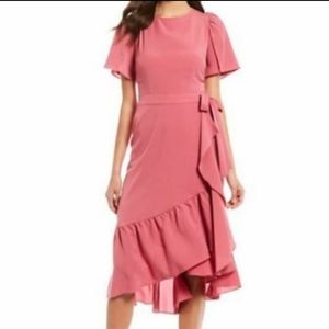 Alex Marie Mauve‎ Faux Wrap Dres Size 16